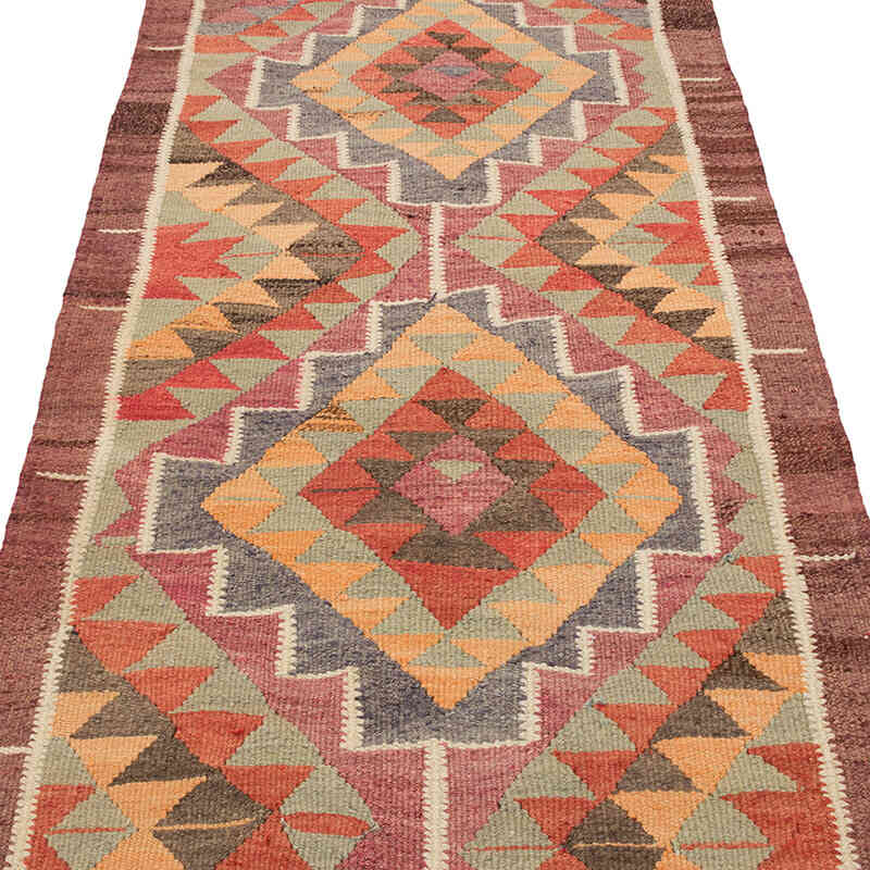 Vintage Anadolu Kilim Yolluk - 97 cm x 281 cm - K0077149