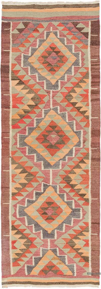 Vintage Anadolu Kilim Yolluk - 97 cm x 281 cm