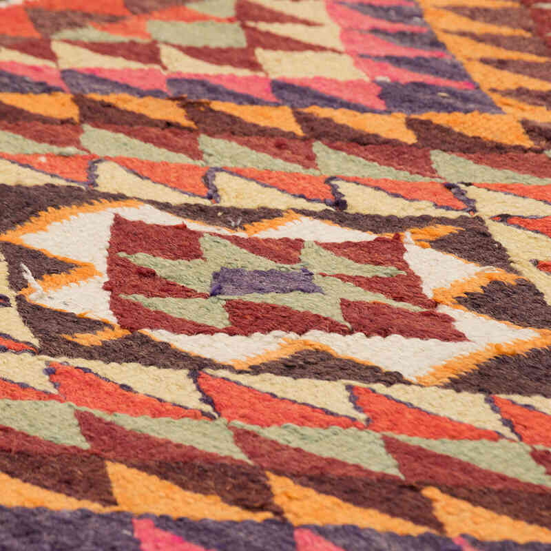 Vintage Tribal Kilim Runner - 2' 10" x 9' 3" (34" x 111") - K0077155