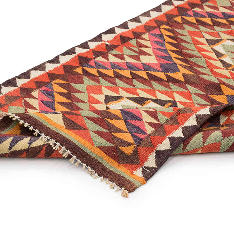 Vintage Tribal Kilim Runner - 2' 10" x 9' 3" (34" x 111") - K0077155