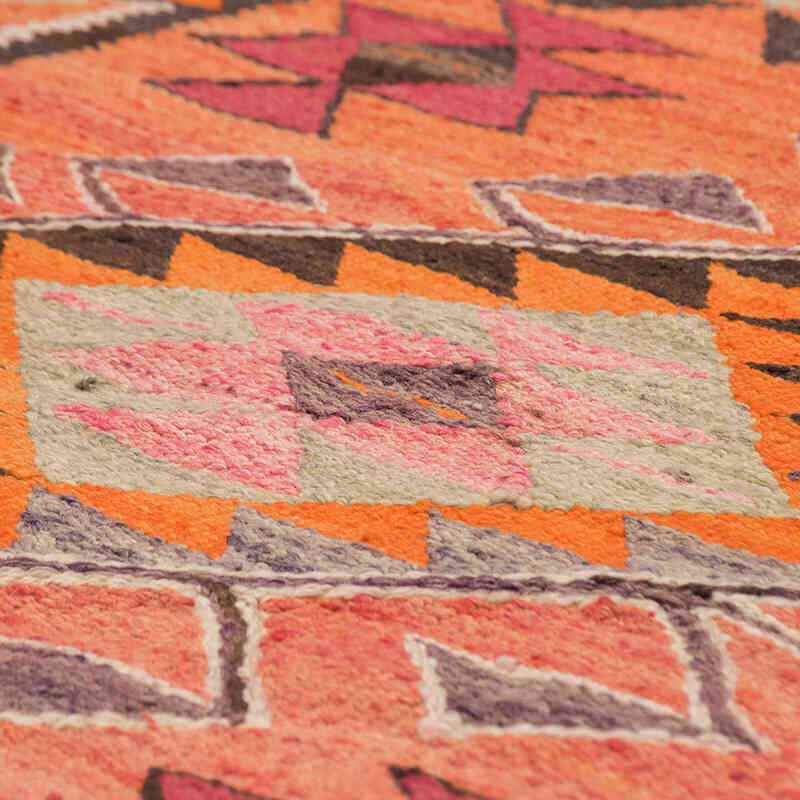 Vintage Tribal Kilim Runner - 3' 1" x 11' 5" (37" x 137") - K0077157