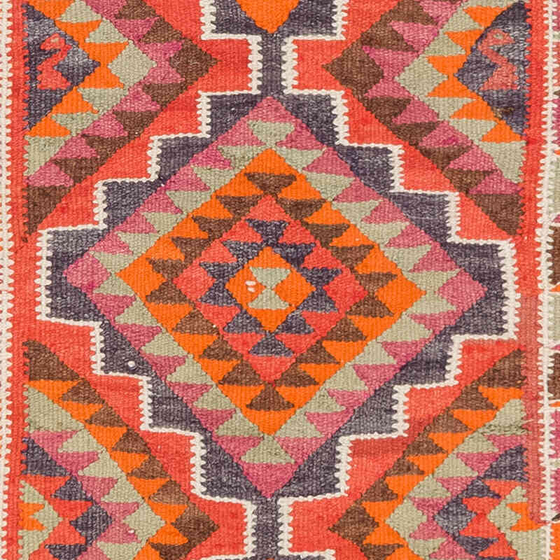 Vintage Anadolu Kilim Yolluk - 94 cm x 331 cm - K0077159