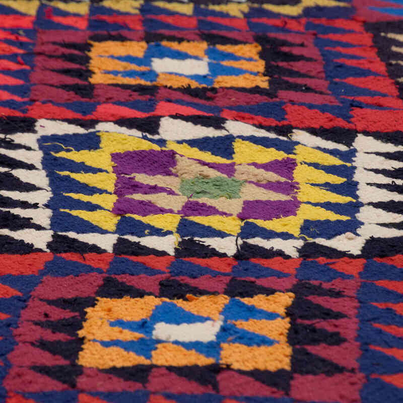 Alfombra Kilim Tribal Vintage - 85 cm x 285 cm - K0077160