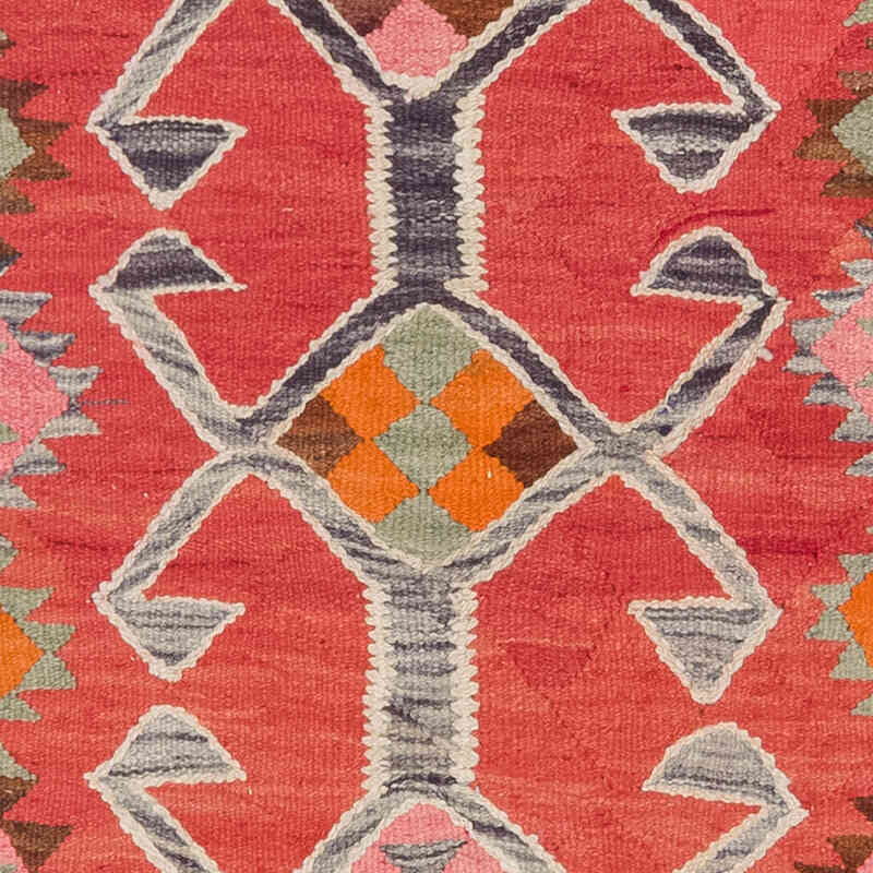 Vintage Anadolu Kilim Yolluk - 93 cm x 352 cm - K0077164