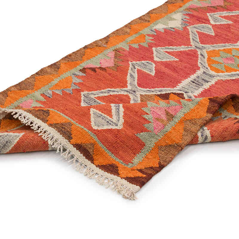 Vintage Anadolu Kilim Yolluk - 93 cm x 352 cm - K0077164
