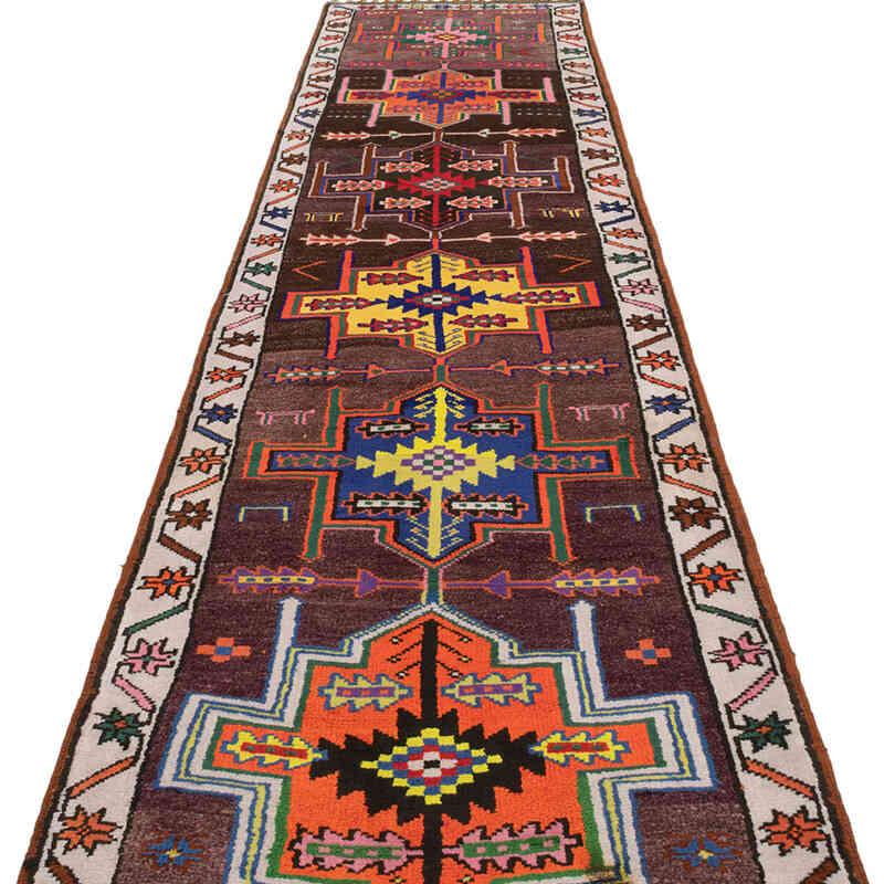 Vintage Tribal Runner Rug - 2' 8" x 11' 10" (32" x 142") - K0077167
