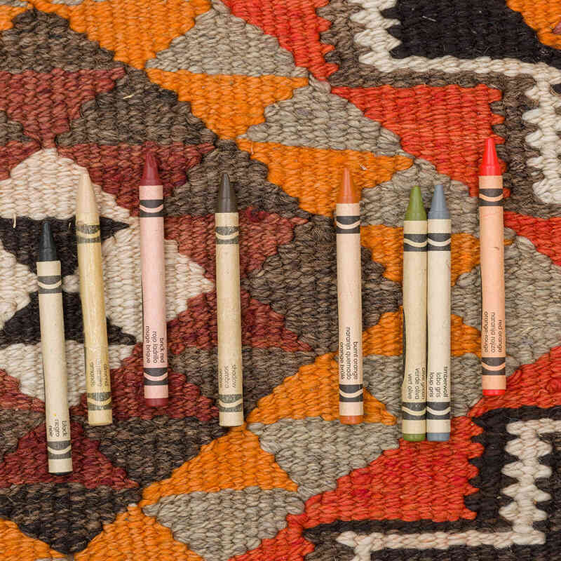 Vintage Anadolu Kilim Yolluk - 100 cm x 303 cm - K0077174