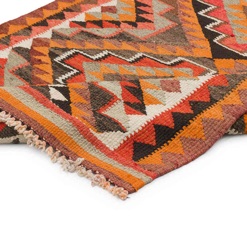 Vintage Anadolu Kilim Yolluk - 100 cm x 303 cm - K0077174