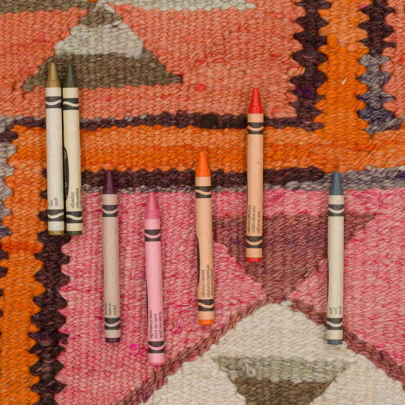 Vintage Anadolu Kilim Yolluk - 98 cm x 309 cm - K0077176