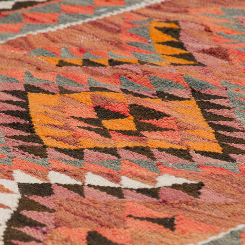 Vintage Tribal Kilim Runner - 3' 1" x 10' 2" (37" x 122") - K0077180