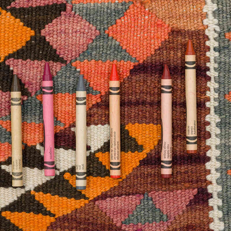 Vintage Tribal Kilim Runner - 3' 1" x 10' 2" (37" x 122") - K0077180