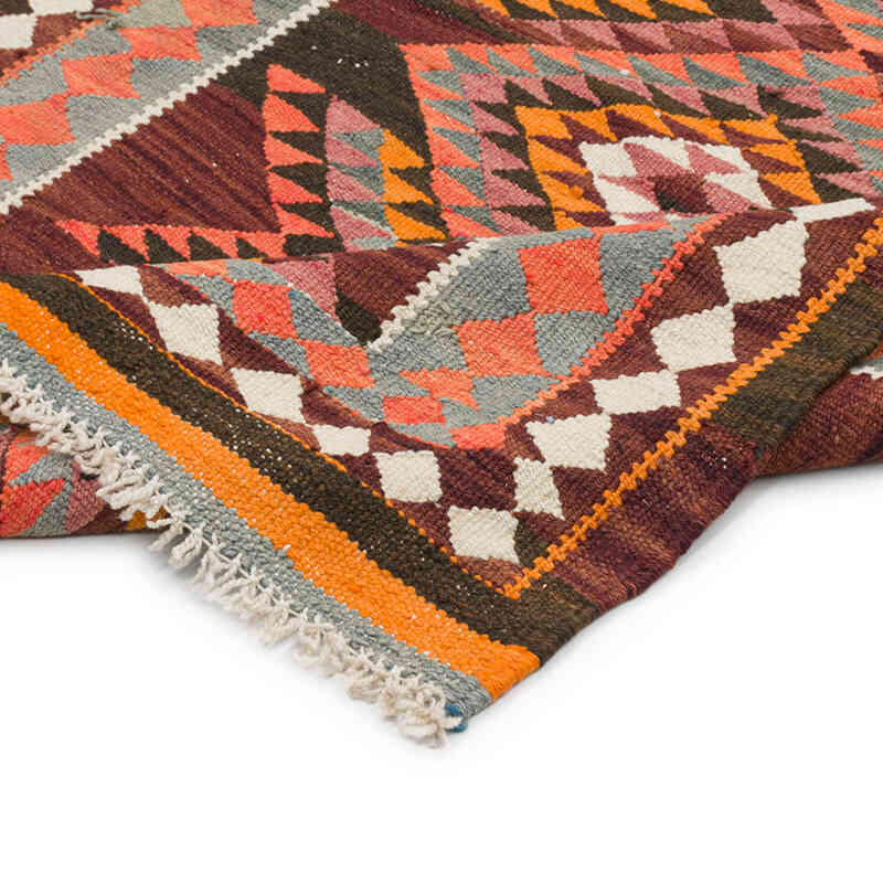 Vintage Tribal Kilim Runner - 3' 1" x 10' 2" (37" x 122") - K0077180