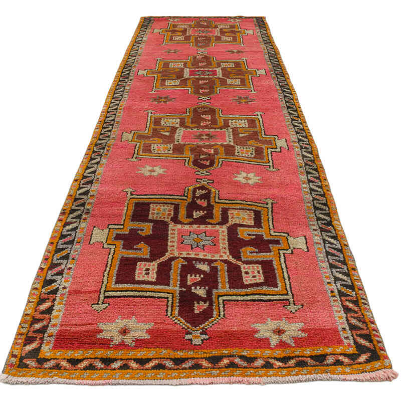 Alfombra Vintage de pasillo - 94 cm x 341 cm - K0077187