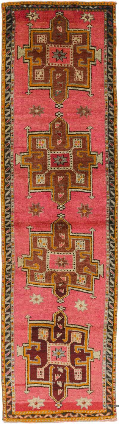 Vintage Tribal Runner Rug - 3' 1" x 11' 2" (37" x 134")