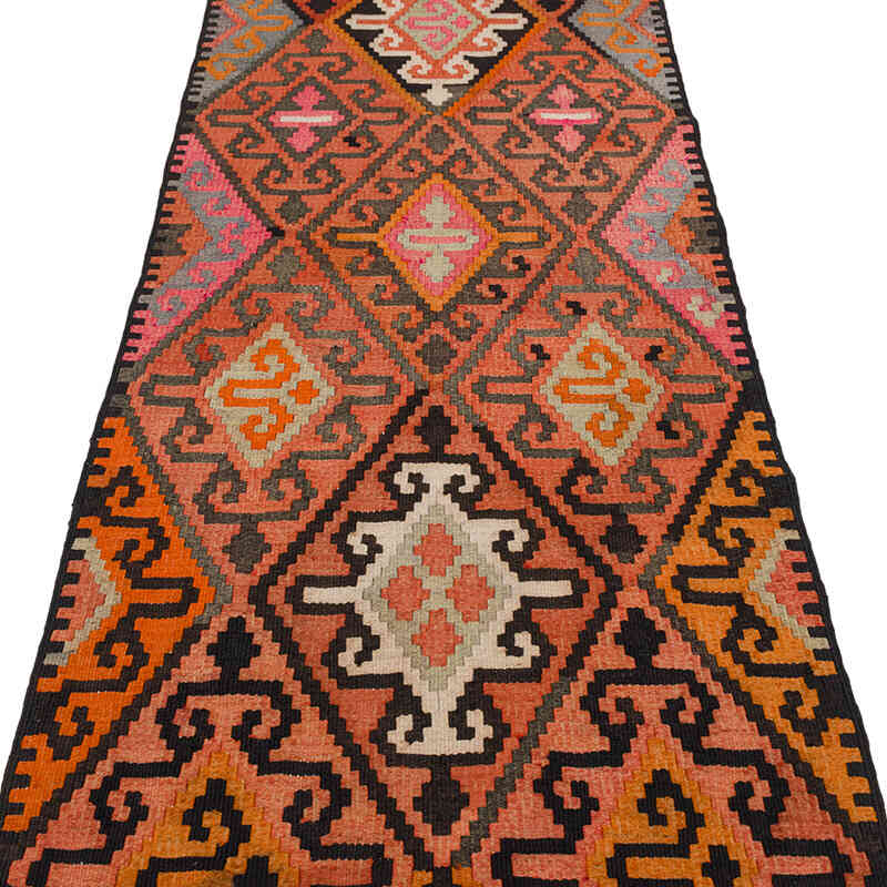 Vintage Anadolu Kilim Yolluk - 90 cm x 346 cm - K0077188