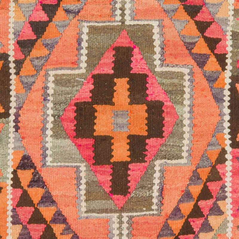 Vintage Tribal Kilim Runner - 3' 1" x 9' 10" (37" x 118") - K0077189