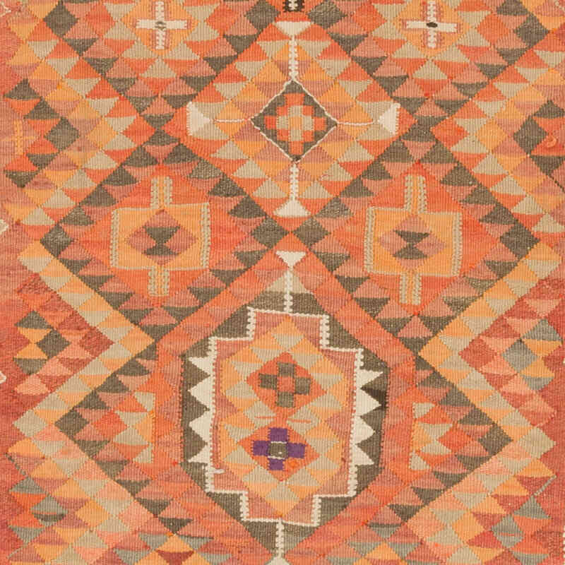Vintage Anadolu Kilim Yolluk - 99 cm x 335 cm - K0077193