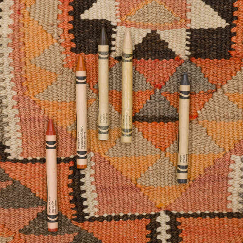 Vintage Anadolu Kilim Yolluk - 99 cm x 335 cm - K0077193