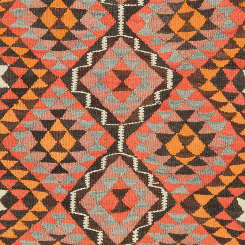 Vintage Tribal Kilim Runner - 2' 10" x 10' 11" (34" x 131") - K0077194