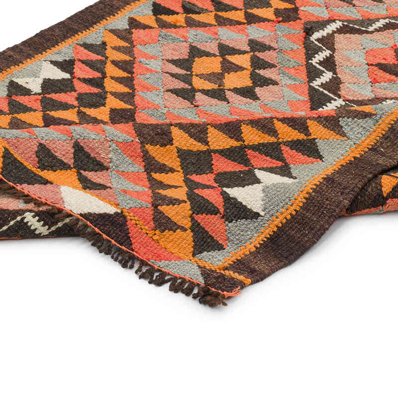 Vintage Tribal Kilim Runner - 2' 10" x 10' 11" (34" x 131") - K0077194