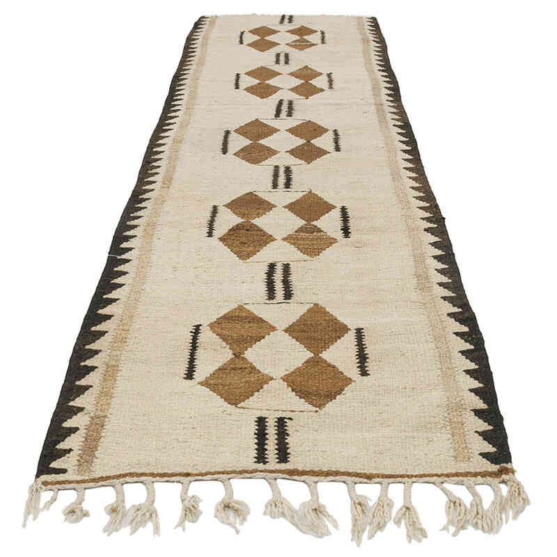 Alfombra Kilim Tribal Vintage - 85 cm x 295 cm - K0077195