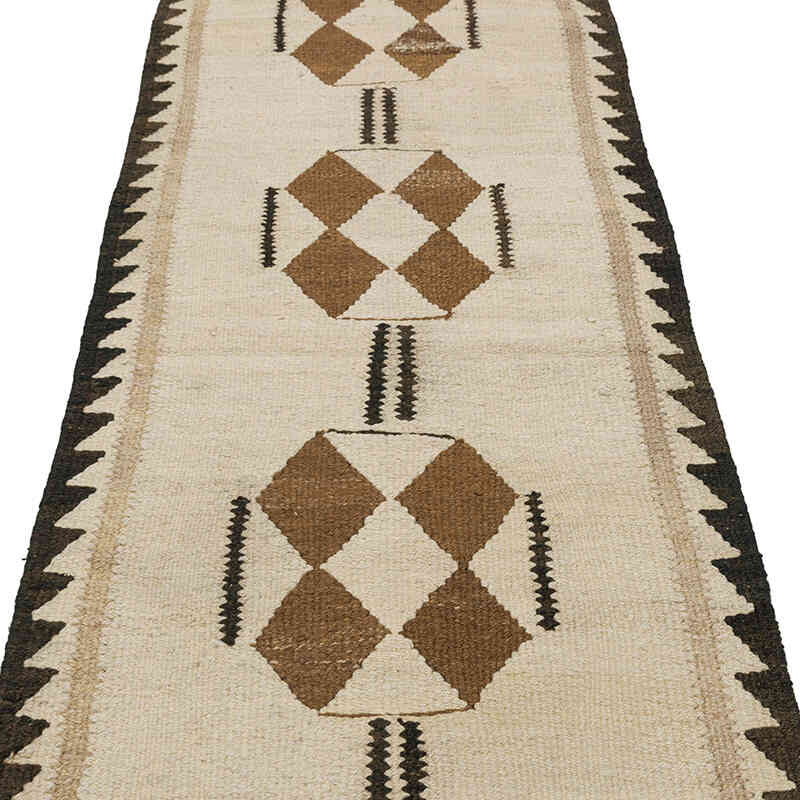 Alfombra Kilim Tribal Vintage - 85 cm x 295 cm - K0077195