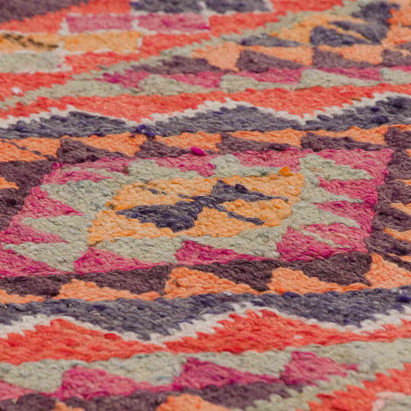 Alfombra Kilim Tribal Vintage - 96 cm x 365 cm - K0077198