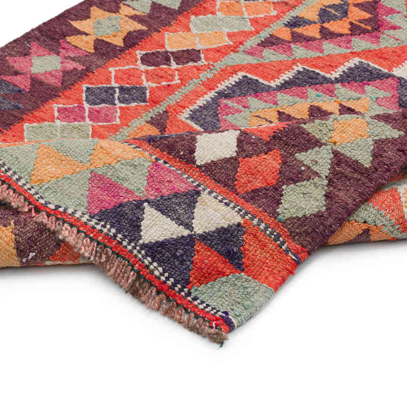 Alfombra Kilim Tribal Vintage - 96 cm x 365 cm - K0077198