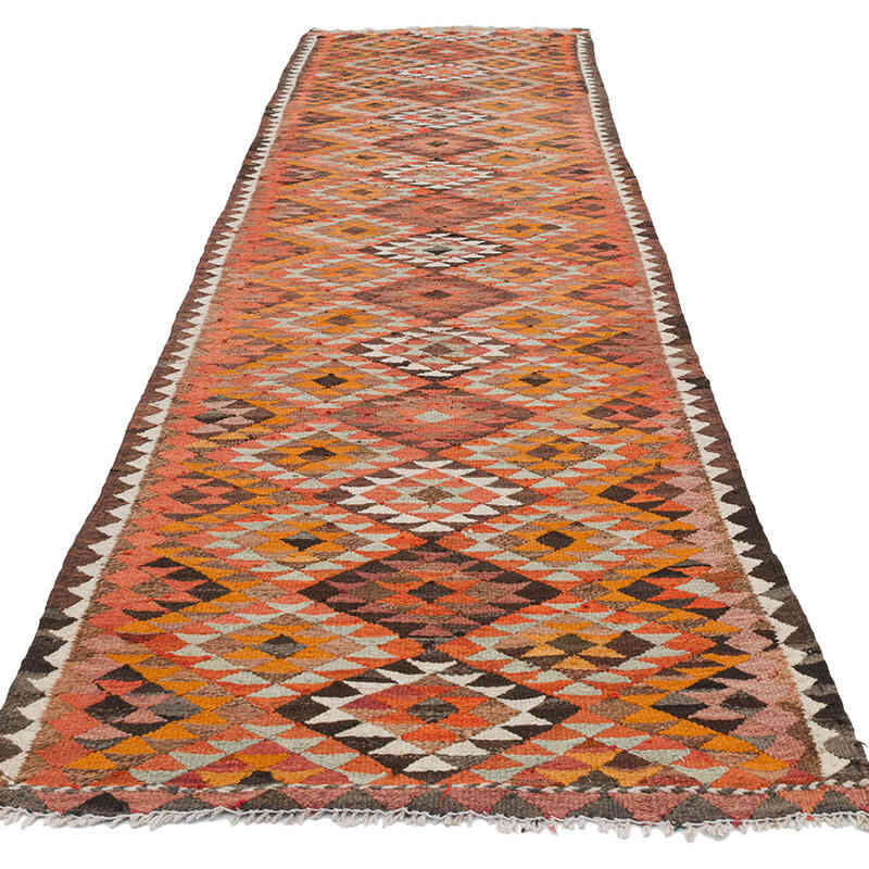 Alfombra Kilim Tribal Vintage - 100 cm x 340 cm - K0077199