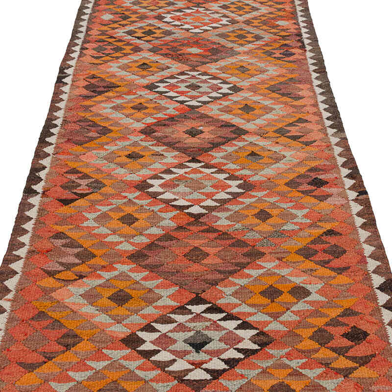 Alfombra Kilim Tribal Vintage - 100 cm x 340 cm - K0077199