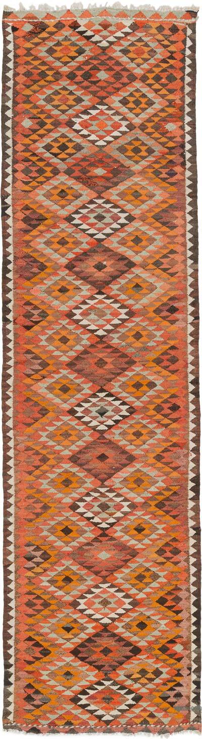 Vintage Anadolu Kilim Yolluk - 100 cm x 340 cm