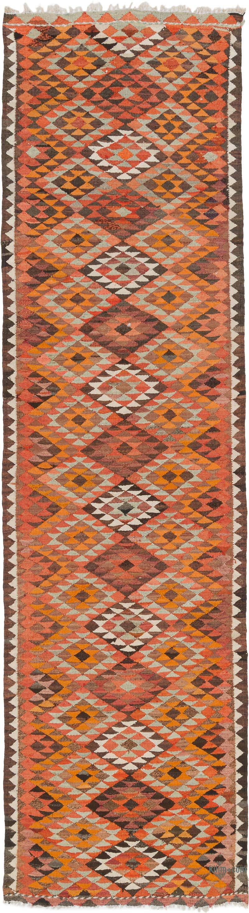 Alfombra Kilim Tribal Vintage - 100 cm x 340 cm - K0077199
