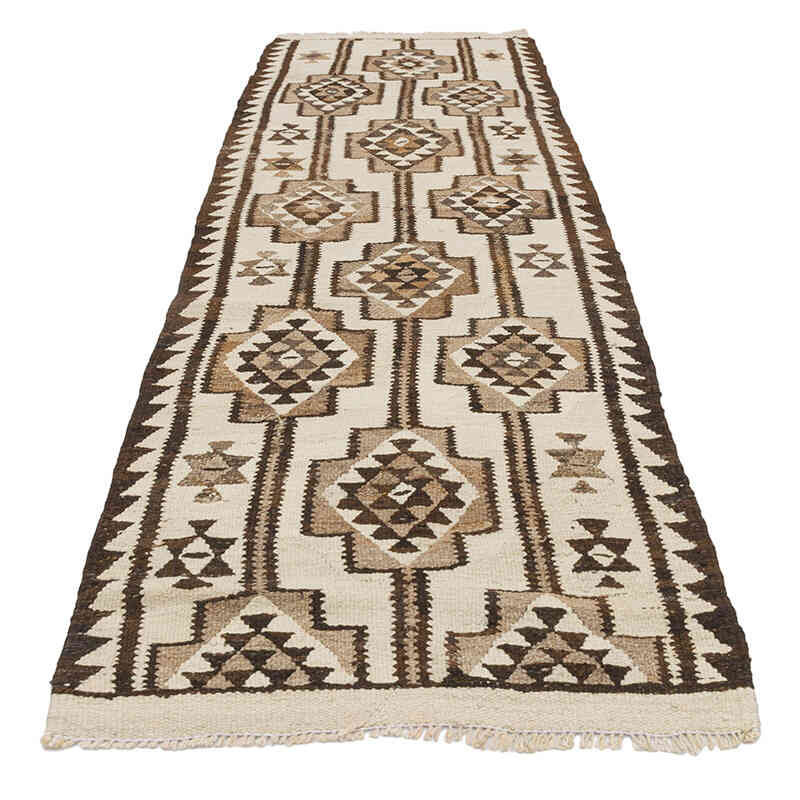 Vintage Tribal Kilim Runner - 2' 11" x 9' 3" (35" x 111") - K0077202