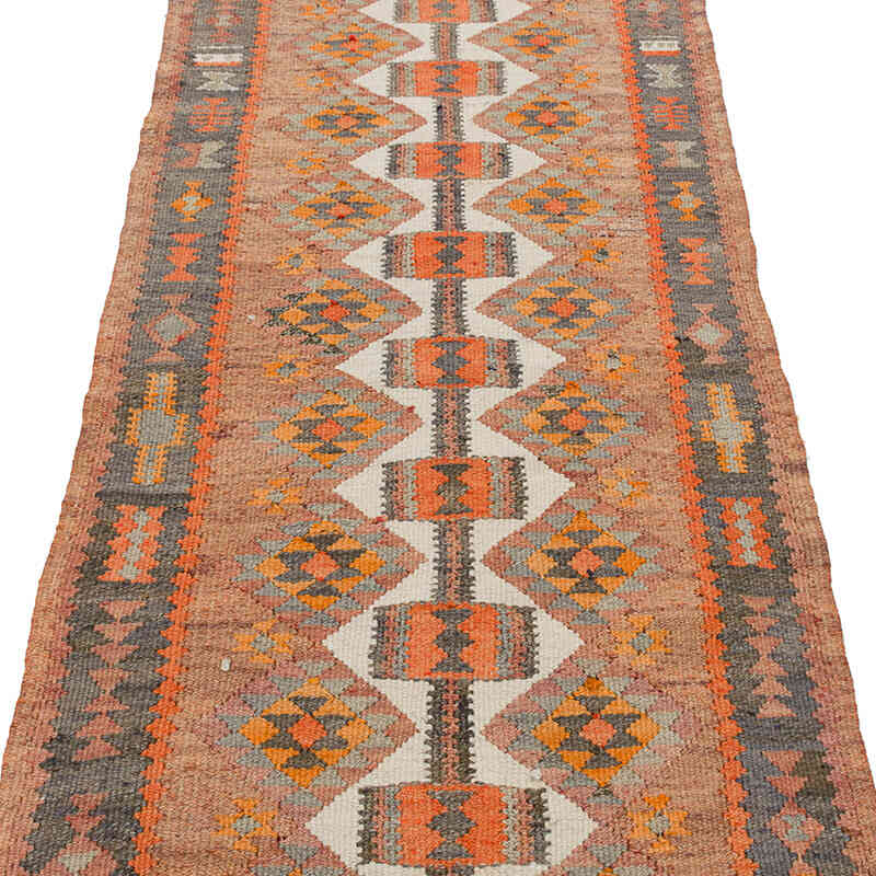 Vintage Anadolu Kilim Yolluk - 79 cm x 278 cm - K0077203