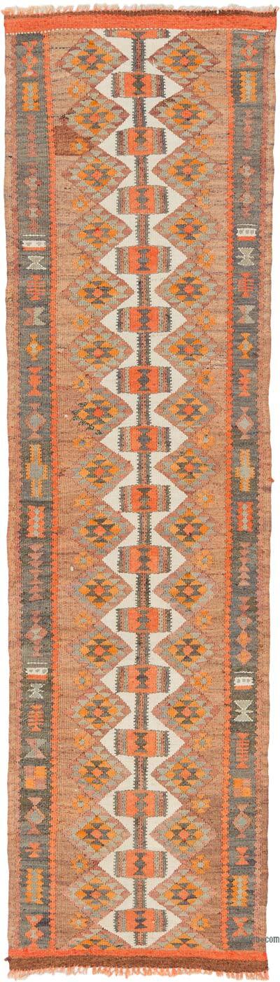 Vintage Anadolu Kilim Yolluk - 79 cm x 278 cm