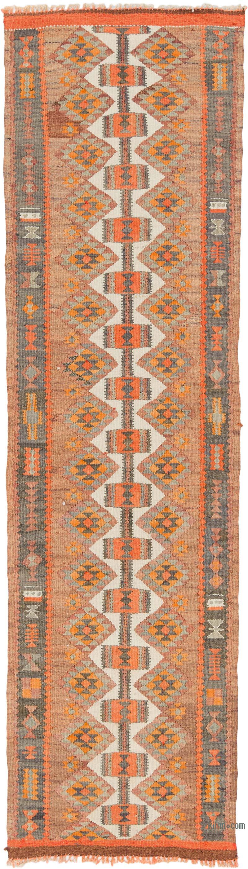 Vintage Anadolu Kilim Yolluk - 79 cm x 278 cm - K0077203