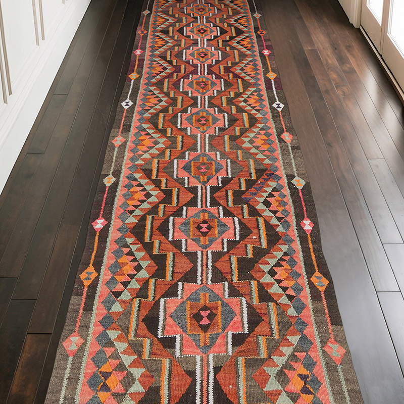 Vintage Anadolu Kilim Yolluk - 103 cm x 304 cm - K0077204
