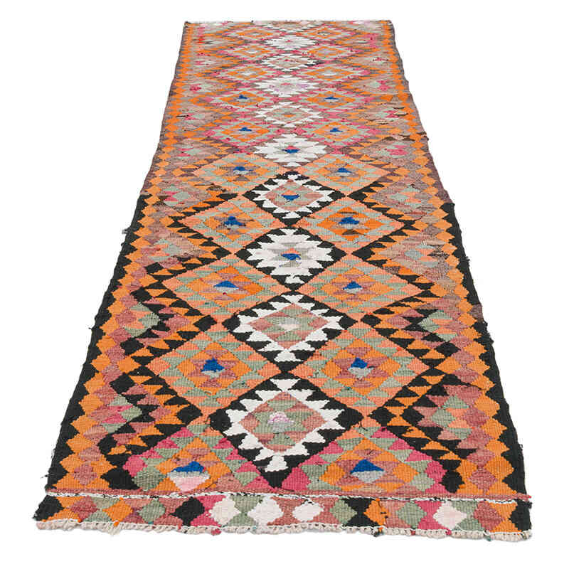 Vintage Anadolu Kilim Yolluk - 86 cm x 300 cm - K0077205