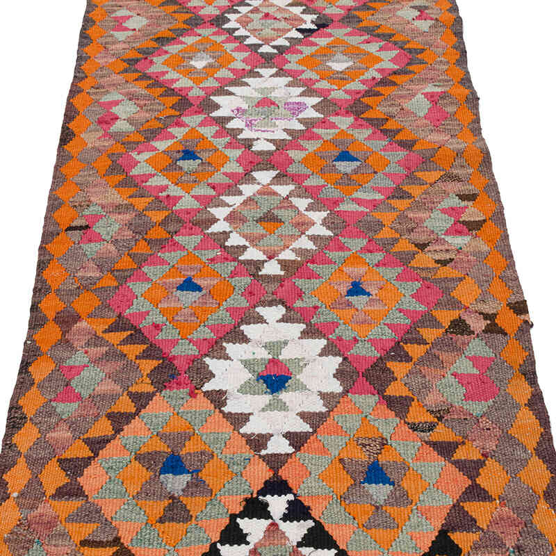 Vintage Anadolu Kilim Yolluk - 86 cm x 300 cm - K0077205