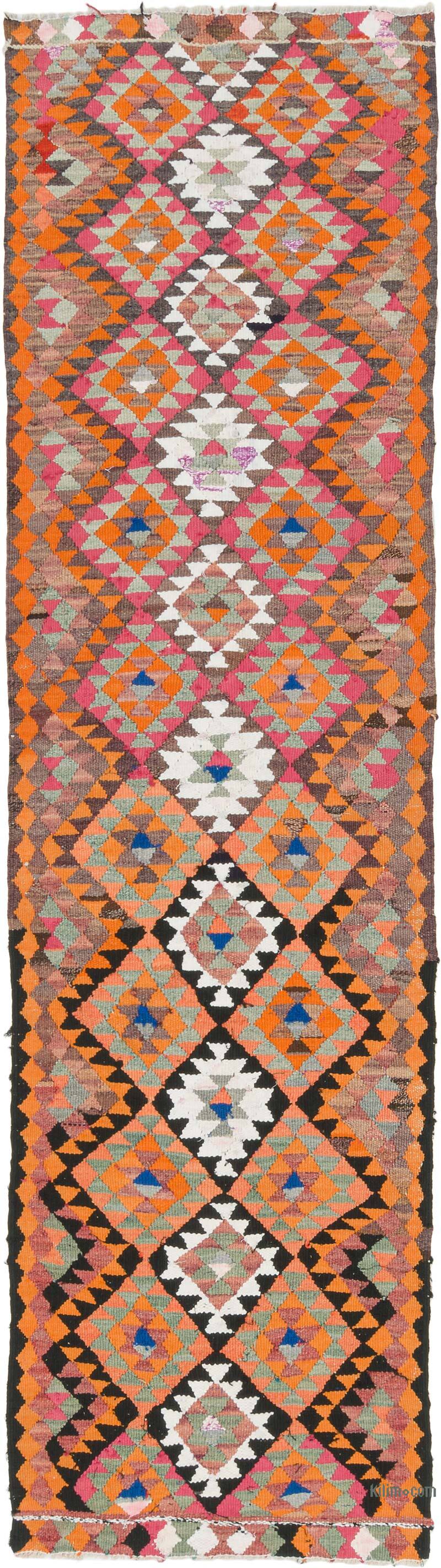 Vintage Anadolu Kilim Yolluk - 86 cm x 300 cm - K0077205
