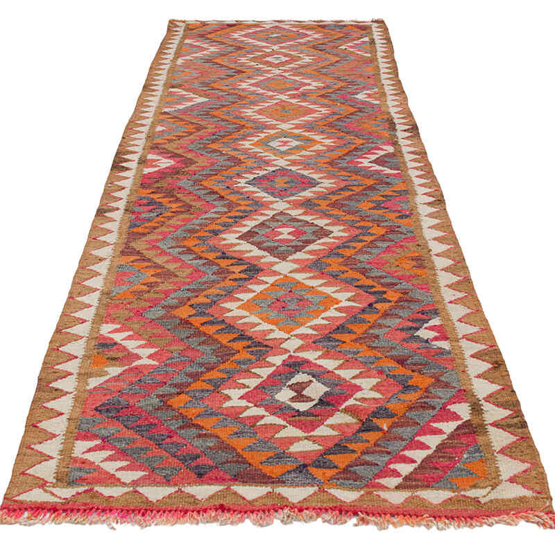 Alfombra Kilim Tribal Vintage - 100 cm x 330 cm - K0077207