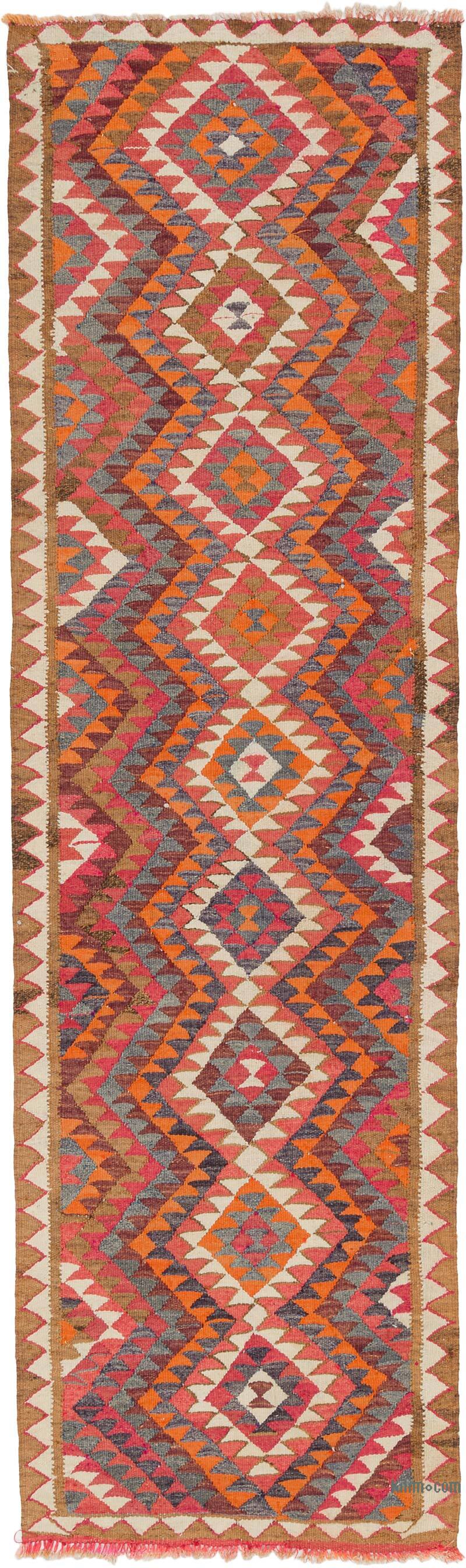 Alfombra Kilim Tribal Vintage - 100 cm x 330 cm - K0077207