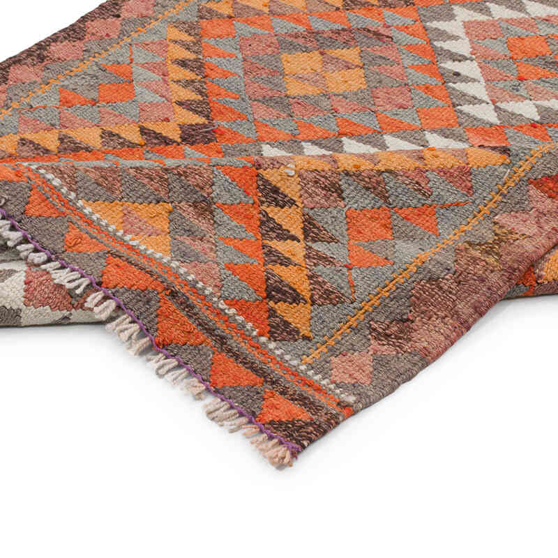Vintage Tribal Kilim Runner - 2' 11" x 12' 1" (35" x 145") - K0077208