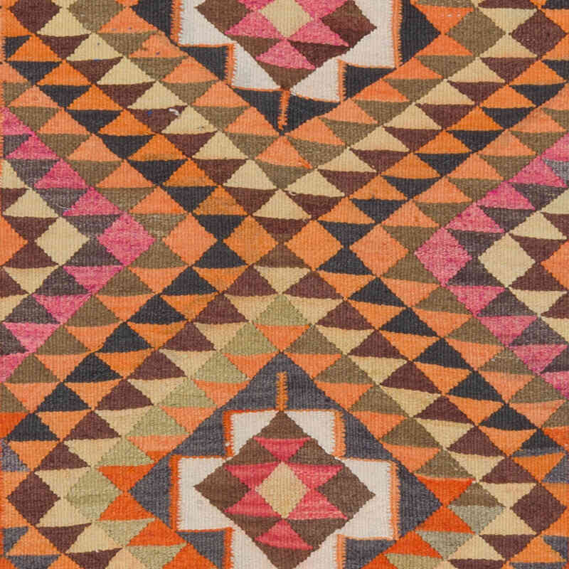 Alfombra Kilim Tribal Vintage - 91 cm x 327 cm - K0077210