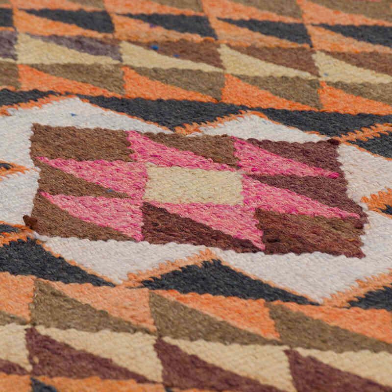 Alfombra Kilim Tribal Vintage - 91 cm x 327 cm - K0077210