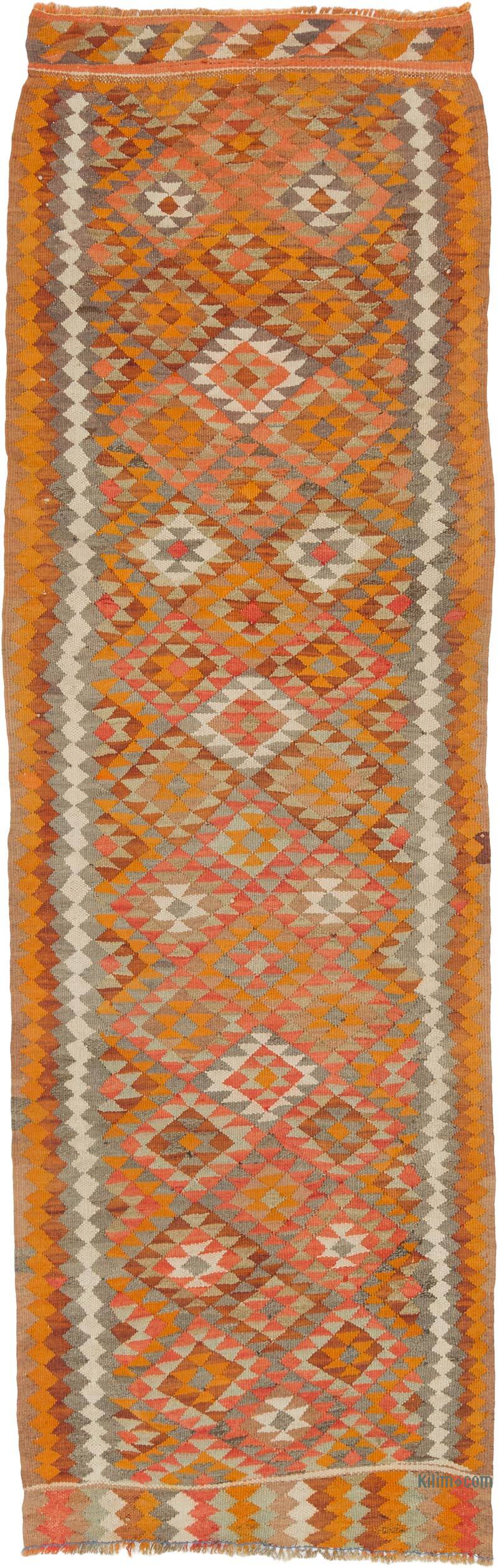 Alfombra Kilim Tribal Vintage - 96 cm x 308 cm - K0077212