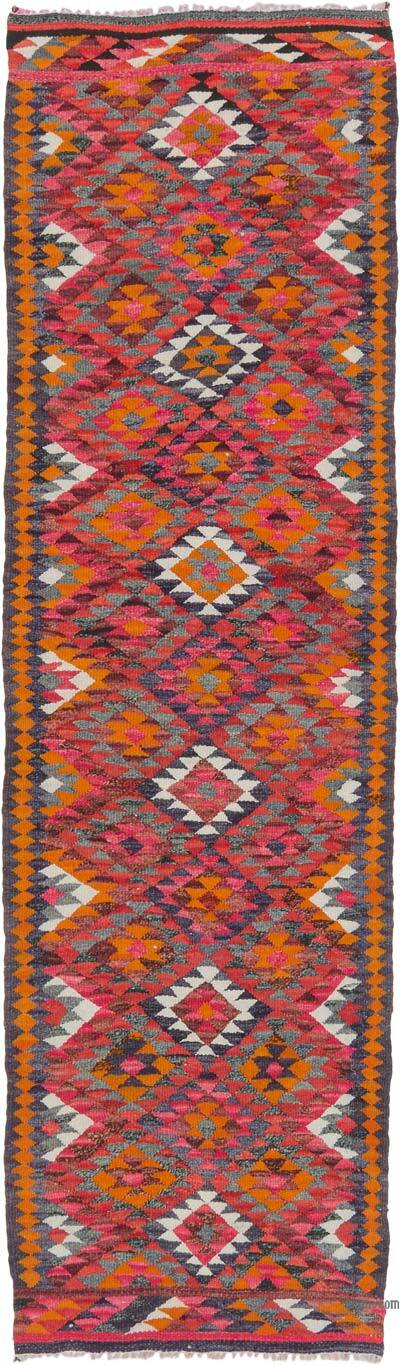 Alfombra Kilim Tribal Vintage - 86 cm x 290 cm
