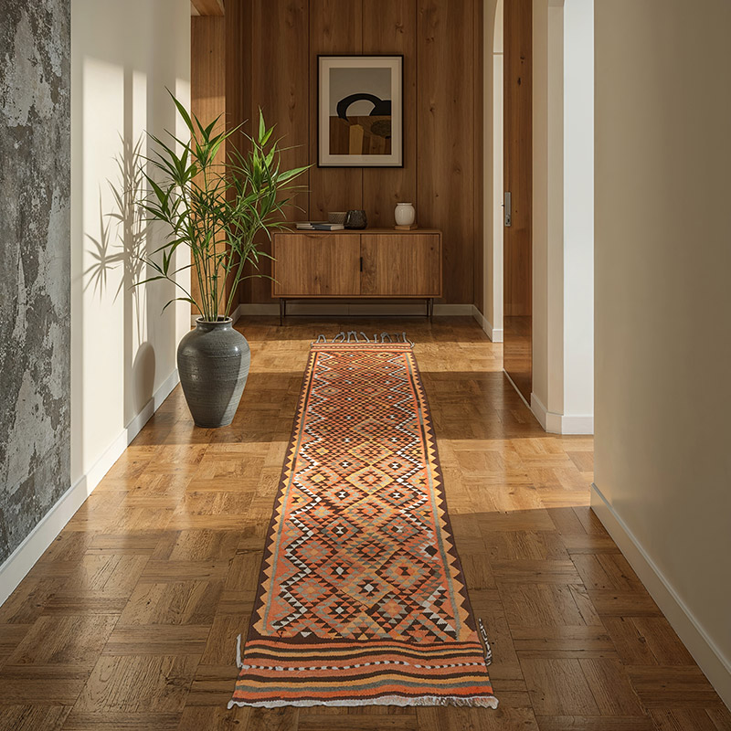Vintage Anadolu Kilim Yolluk - 86 cm x 291 cm - K0077215