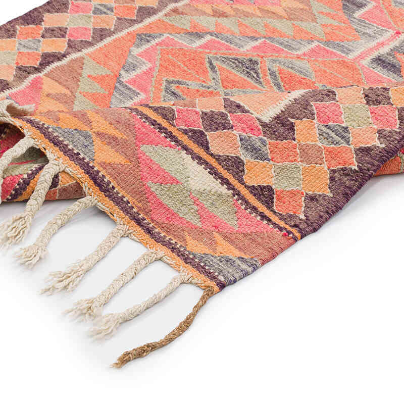 Vintage Tribal Kilim Runner - 3' 2" x 10' 8" (38" x 128") - K0077218