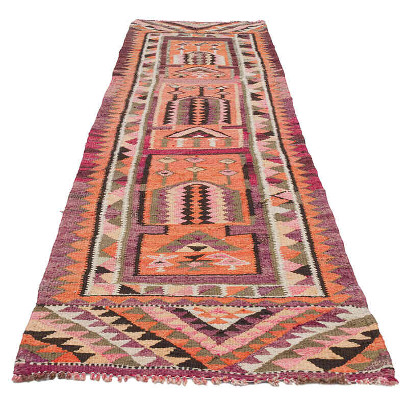 Vintage Anadolu Kilim Yolluk - 86 cm x 318 cm - K0077220